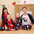 thumbnail image 3 of URMAGIC Christmas Matching Family Pajamas Women Men Deer Cotton Pjs Elk Clothes Sleepwear, 3 of 13