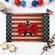 thumbnail image 4 of Mantel individual de lino conmemorativo del 250.º aniversario de EE. UU., mantel individual patriótico para el 4 de julio, Día de los Caídos, Día de los Veteranos, decoración y suministros patrióticos, 4 of 6