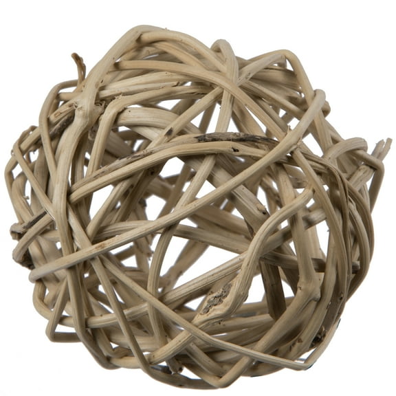 Vickerman Natural Botanicals 2.4" Lata Ball, Natural White. Includes 50 Pieces per Pack