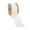 Antique White, variant on LaRibbons 1" Wired Dupioni Ribbon | 10 Yards | Copper Brown