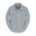 thumbnail image 1 of Hope & Henry Boys' Stretch Poplin Button Down Shirt, 1 of 3