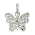 thumbnail image 3 of 925 Sterling Silver Butterfly Charm Pendant, 3 of 5