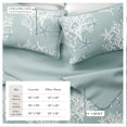 thumbnail image 3 of Coastal Quilt Set - Lightweight, Soft, All-Season - 3-Piece Reversible Bedding Set (Full / Queen, Ether Blue), 3 of 6