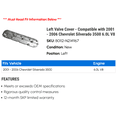 thumbnail image 2 of Left Valve Cover - Compatible with 2001 - 2006 Chevy Silverado 3500 6.0L V8 2002 2003 2004 2005, 2 of 2