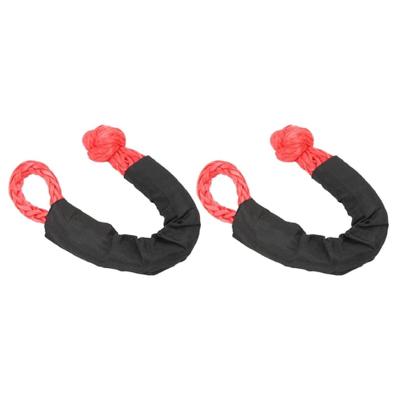 2Pcs Synthetic Soft Shackle Soft Shackle 35 Tons Breaking Strength Lightweight Rope Shackle for Truck Large SUVs Offroad Vehicle