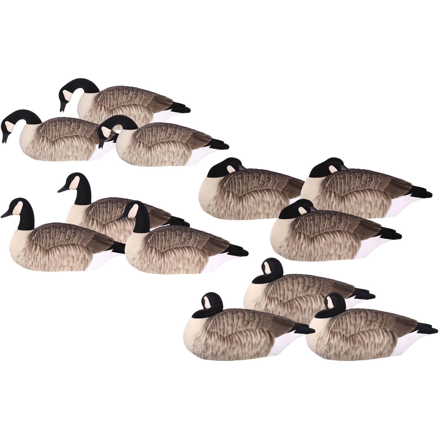 Hard Core Brands Canada Goose Fully Flocked Shell Decoys, Elite Series, Multiple Sizes and Types