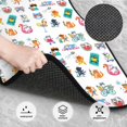 thumbnail image 3 of Honeii Hello Summer Cat Print Car Foot Mat Four-Piece Set - Front & Rear Universal Car Floor Mats for SUVs, Trucks, Sedans, 3 of 7