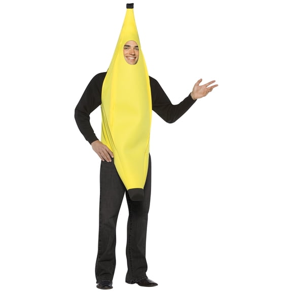 Imposta Costumes Adult Banana Halloween Costume Tunic, Size Small to Extra Large