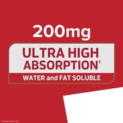 Qunol Ultra CoQ10 200mg Softgels, Ultra High Absorption, Antioxidant Supplement for Vascular and Heart Health & Energy Production, 2 Month Supply, 60 Count
