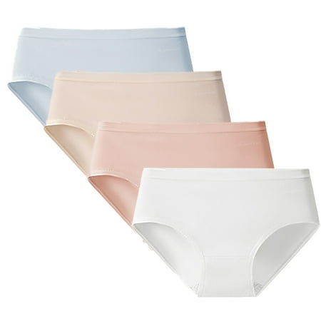 Glimpses Clearance Women s Underwear Stretch Panties Invisible Smooth Hipster Underwear Breathable Panties For Women Regular Underwear 4PC