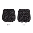thumbnail image 4 of Disketp Cool Skull Love Print Women's Shorts Workout Shorts for Athletic Gym Running Shorts with Phone Pockets, 4 of 8