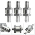 thumbnail image 5 of tooloflife Aluminum Alloy Fuel Non Return One Way Check Valve for Diesel Gasoline Diesel 6mm-12mm Silver, 5 of 6