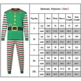 thumbnail image 3 of Pyjamas de Noël Assortis pour la Famille Elf Pyjamas de Nuit de Noël Pyjamas Décontractés Ensemble de Pjs, 3 of 3