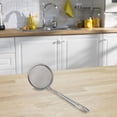 thumbnail image 5 of Fine Mesh Stainless Steel Colander, 2026 Metal Fine Mesh Strainer for Oil Filter Skimming Grease and Foam, Handheld Skimmer Spoon Strainer for Kitchen(1pc), 5 of 5