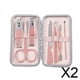 thumbnail image 1 of Traje para el cuidado de las uñas,Kit para el cuidado de las uñas Cuidado de la belleza de acero inoxidable,Juego de cortadores multifuncionales portátiles de viaje,Kits de cuidado, 1 of 7