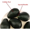 thumbnail image 3 of 6pcs Artificial Lifelike Avocado Decoration Fake Fruit Home Party Festival Photography Props, 3 of 3