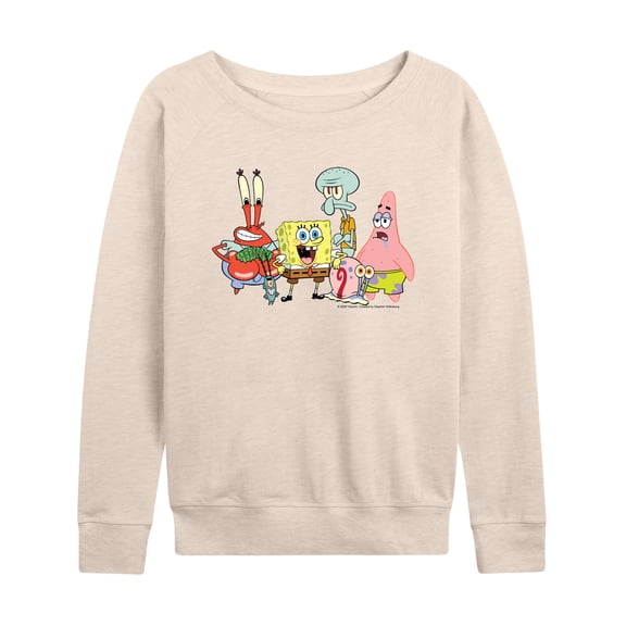 SpongeBob SquarePants - Squad - Women's French Terry Long Sleeve Pullover