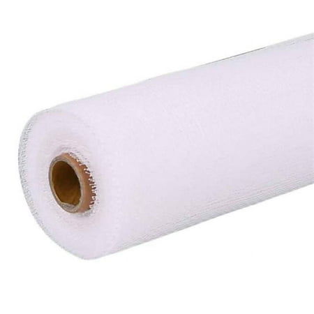 Panda Superstore Flower Mesh Hard Gauze Bouquet Packing Material DIY Craft Wrapping Paper Supplies, White