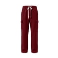 thumbnail image 3 of Dvprdro Mens Sweatpants Cargo Wide Leg Elastic Waist Drawstring Baggy Pants Casual Athletic Open Bottom Lounge Workout Outdoor Joggers with Pockets, 3 of 7