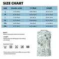 thumbnail image 6 of Uemuo Goose and Doodle Flowers Pattern Men's Sleeveless T-Shirt,Muscle Athletic Tank Top, Moisture-wicking Quick-dry Breathable Classic Tee Top for Gym Run Outdoor Sports-, 6 of 8