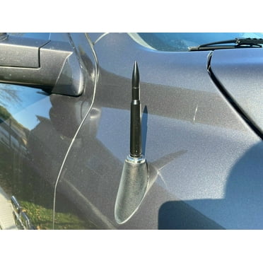 15-Inch Black Stainless Antenna Mast – Power Radio AM/FM For Chevy Silverado 1999-2005