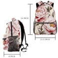 thumbnail image 2 of Peony Backpack Lightweight Bookbag Travel Rucksack Laptop Daypack for Women Men, 2 of 6