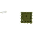 thumbnail image 1 of Combinación de bandeja de tocador rectangular nórdica y reloj de pared cuadrado para comedor, oficina, hogar, dormitorio, baño, estudio de granja, 1 of 8