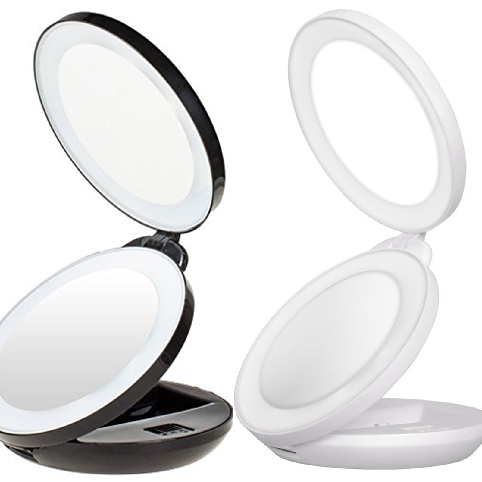 travel size lighted mirror