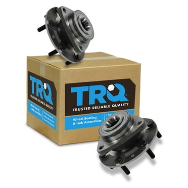AM Autoparts Front Wheel Bearing & Hub Assembly With Steering Knuckle Pair For Toyota Matrix AWD (2003-2006)