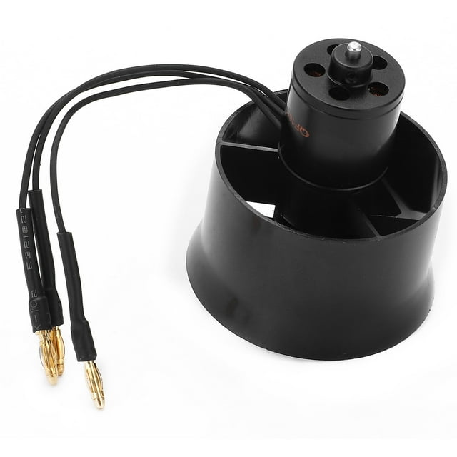 Juego De Ventiladores Con Conductos EDF De Motor Sin Escobillas, Motor QX Duradero Mejorado De 6 Aspas Con Ventilador Con Conductos De 6 Aspas Para Reemplazo ANGGREK Brushless Motor EDF Ducted Fan Set