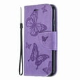 thumbnail image 4 of iPhone 6S Wallet Case, iPhone 6 Case, Dteck Embossed Butterfly Flip PU Leather Stand Card Slots Case Cover with Hand Strap For iPhone 6s / iPhone 6, Purple, 4 of 5