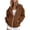 A-Coffee, variant on Women's Hoodie Jackets Hooded Zip Up Long Sleeve Ruched Cuff Sweatshirts with Kangaroo Pocket Solid Loose Fit Casual Blouses for Fall Winter B-Black