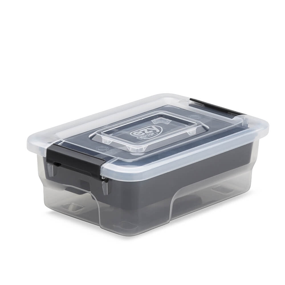Ezy Storage Sort It 1.5 Qt Plastic Stacking Container Organizer w