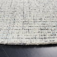thumbnail image 4 of Safavieh Abstract Delia Distressed Wool Area Rug, Gray/Ivory, 8' x 8' Round, 4 of 12