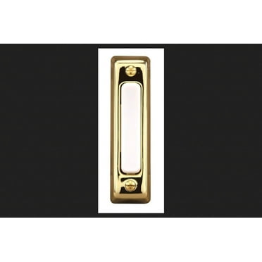 Heathco 711P-B Brass Wired Doorbell