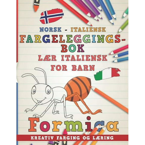 L: Fargeleggingsbok Norsk - Italiensk I L (Series #5) (Paperback)