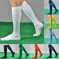 thumbnail image 4 of Men's Solid Color Football Stockings Sport Soccer Long Socks Over Knee High Sock Baseball Hockey Socks, 4 of 6