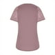 thumbnail image 4 of Camiseta con cuello en V y hombros descubiertos asimétricos recortados de talla grande para mujer a la moda OAVQHLG3B Store lin121212, 4 of 4