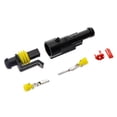thumbnail image 3 of Conector impermeable para auto - Kit de 408 piezas con 1-4 pines, incluye alicates ergonómicos y caja organizadora. ¡Material resistente y fácil instalación!, 3 of 7