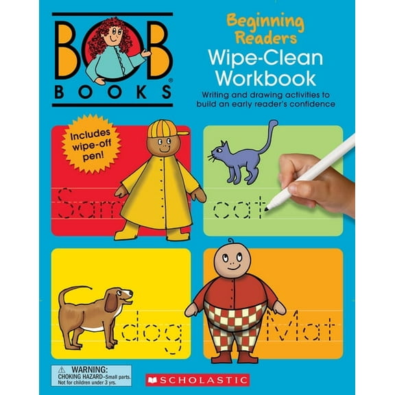 Bob Books Bob Books - Wipe-Clean Workbook: Beginning Readers Phonics, Ages 4 and Up, Kindergarten (Stage 1: Starting to Read), (Paperback)