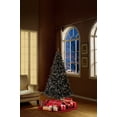 Holiday Time Prelit 300 Clear Incandescent Lights, Madison Pine Black Artificial Christmas Tree