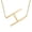 Gold H, variant on HIJONES Women's Men's Stainless Steel Hip Hop Initial 26 Letter A to Z Pendant Necklaces Big Alphabet Personalized Charm Chain Necklace Silver J
