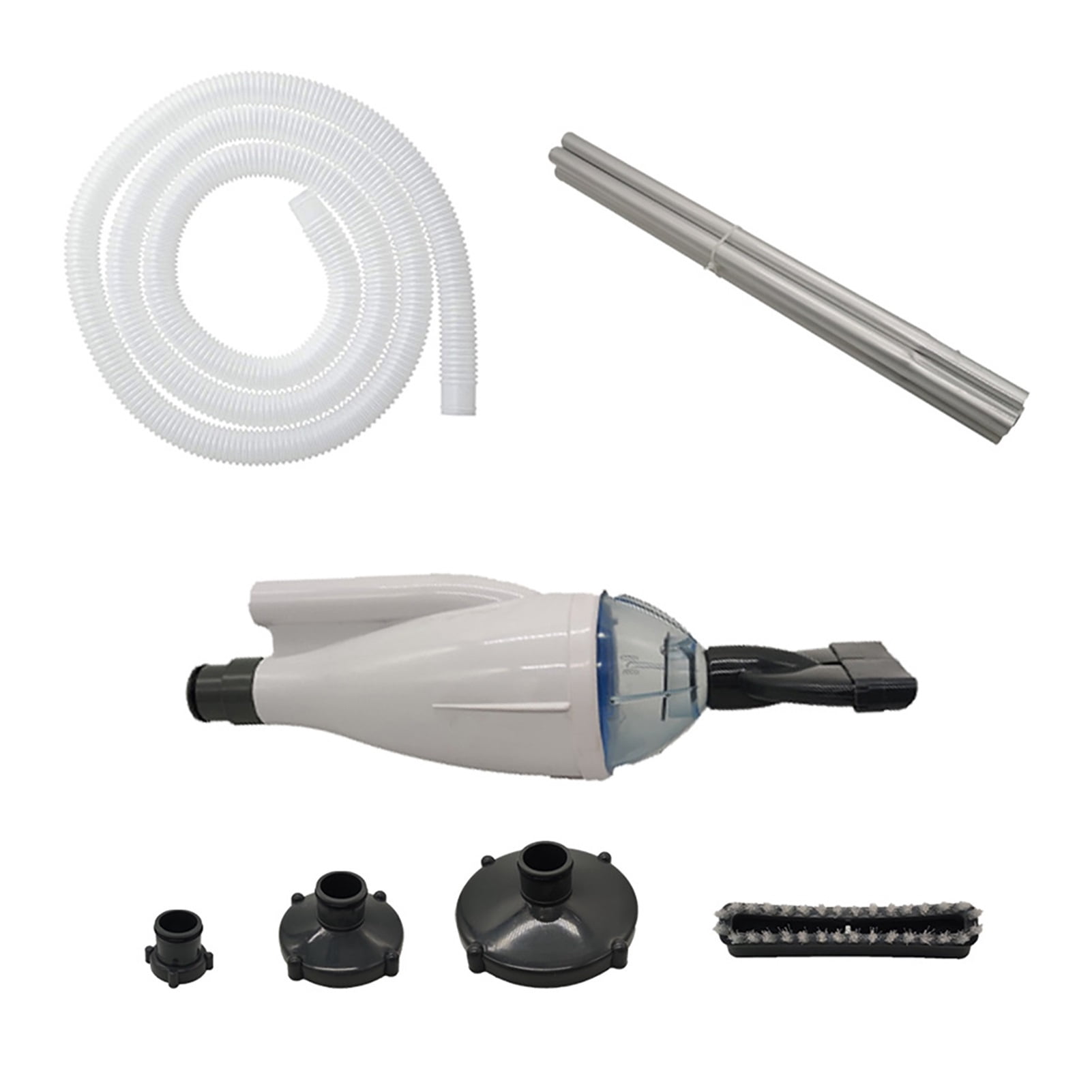 Swimming Pool Maintenance Cleaner Tool Kit Hand Held Water Vacuum Skimmer Kit For Home Pools ,Great Suction Power