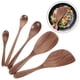 thumbnail image 2 of Juego de 5 cucharas de madera para sopa, arroz y cocina, 2 of 8