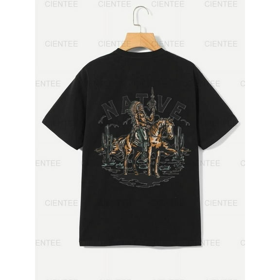 The Native -Graphic Tee T-Shirt , For Men/Women,Up to 5XL