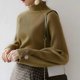 thumbnail image 5 of Camisa de fondo grueso de estilo coreano para mujer, suéter de cuello simulado, ropa exterior, diseño de otoño e invierno, suéter suelto, ropa interior, 5 of 5