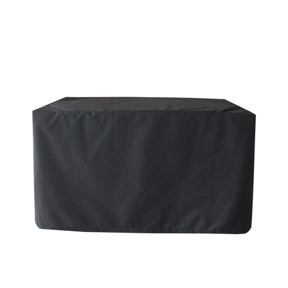 42.52 in.x 32.28 in.x 10.94 in. Outdoor Patio Furniture Cover Windproof and Waterproof Black