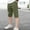 Green, variant on FSYBOA Boys Cargo Shorts, School Knee Length Casual Elastic Waist Kids Summer Shorts Khaki Size 14-16T