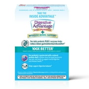 Digestive Advantage Intensive Bowel Support Probiotics For Women And Men, Digestive Enzymes For Gut Health, 32 Capsules