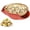Red, variant on Double Dish Nut Bowl, Pistachio Bowl With Shell Storage, Snack Bowls, Shell Collecting Snack Bowl, Perfect for Fruit, Candy, Nuts, and Snacks, Send Goods from Local Warehouse